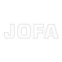 Jofa White Die Cut Decal