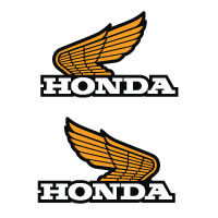 1982 Honda CR80R CR80 Elsinore fuel tank wing decals