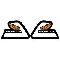 1981 Honda CR450R tank decal stickers