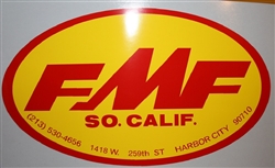 FMF XL Oval Yellow Red