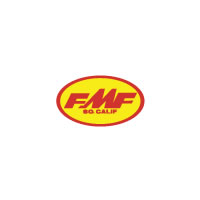 FMF Swingarm Yellow Red decal sticker set