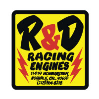 R&D Racing decal sticker