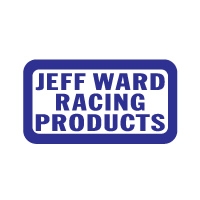 Jeff Ward Racing Products Blue White Decal Sticker Set