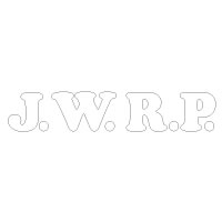 JWRP white die cut medium decal set