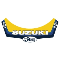 JT Racing Team Suzuki visor decal sticker