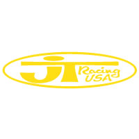 JT Oval Stretch Die Cut Decal - Yellow
