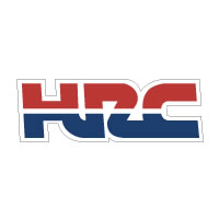 Honda HRC Lettering decal sticker die cut  3 7/8" x 1 5/16"