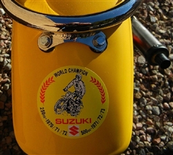 Suzuki World Champion decal sticker