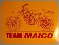 Team Maico "bike" decal sticker