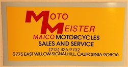 Moto Meister Maico decal sticker