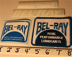 Bel-Ray decal sticker and patch kit