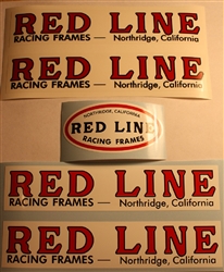 Red Line ( Redline ) NORTHRIDGE Decal Sticker Set