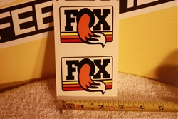 Fox Factory Shoxs and Fox TwinClicker reservoir decal sticker set